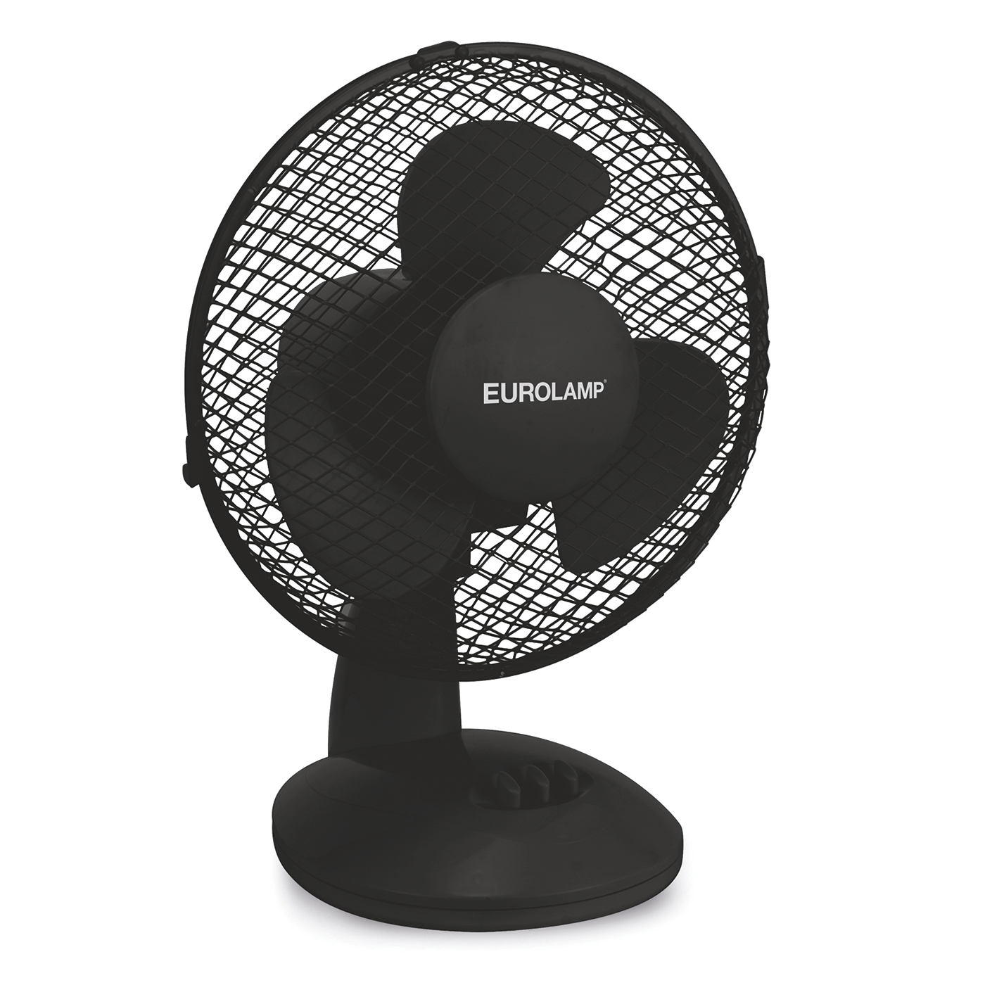 EUROLAMP ανεμιστήρας επιτραπέζιος Φ25cm 38W μαύρος - floating thumbnail