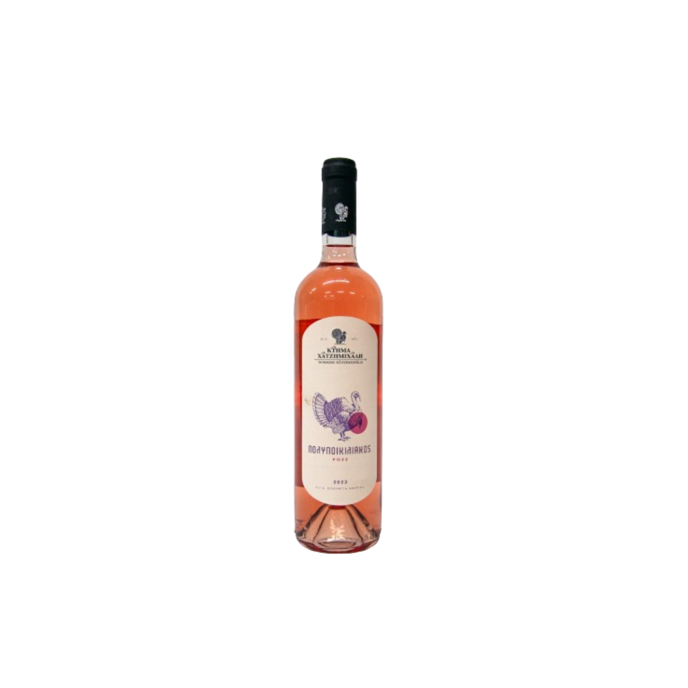 ΚΤΗΜΑ ΧΑΤΖΗΜΙΧΑΛΗ οίνος ροζέ πολυποικιλιακός 750ml - floating thumbnail