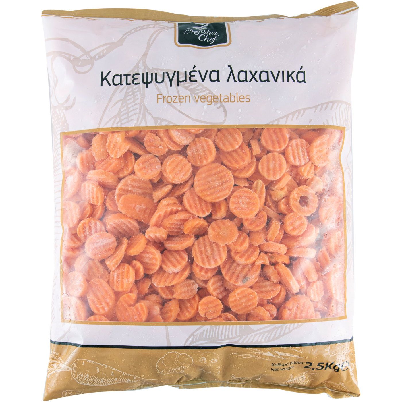 Καρότα MASTER CHEF σε φέτες γκοφρέ κατεψυγμένα (2,5kg) - floating thumbnail
