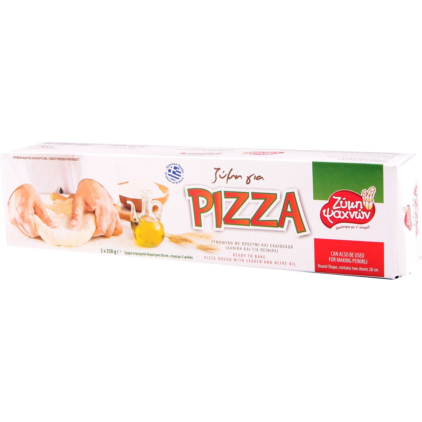 Βάση ΖΥΜΗ ΨΑΧΝΩΝ για πίτσα, κατεψυγμένη (700g) - floating thumbnail