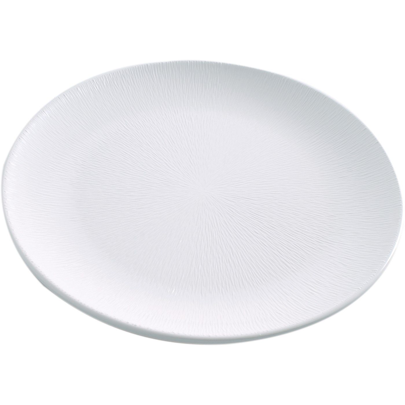 Πιάτο μελαμίνης λευκό Φ40cm - floating thumbnail
