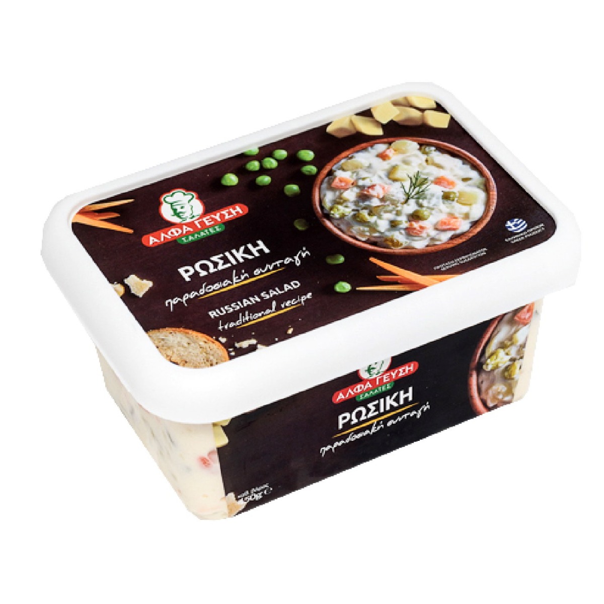 Ρώσικη σαλάτα ΑΛΦΑ ΓΕΥΣΗ (450g) - floating thumbnail