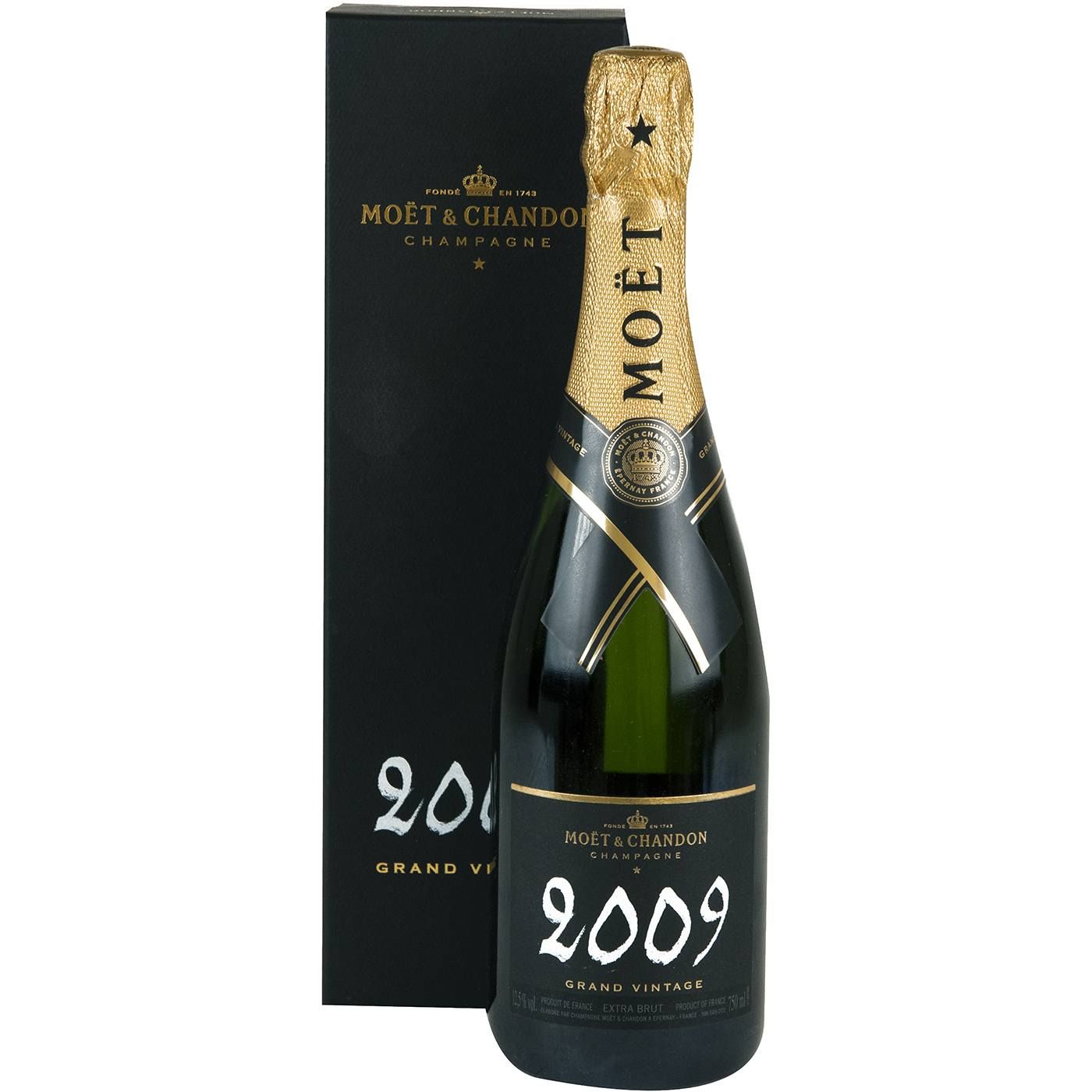 Οίνος λευκός MOËT & CHANDON Grand Vintage 2002 ξηρός, αφρώδης (750ml) - floating thumbnail