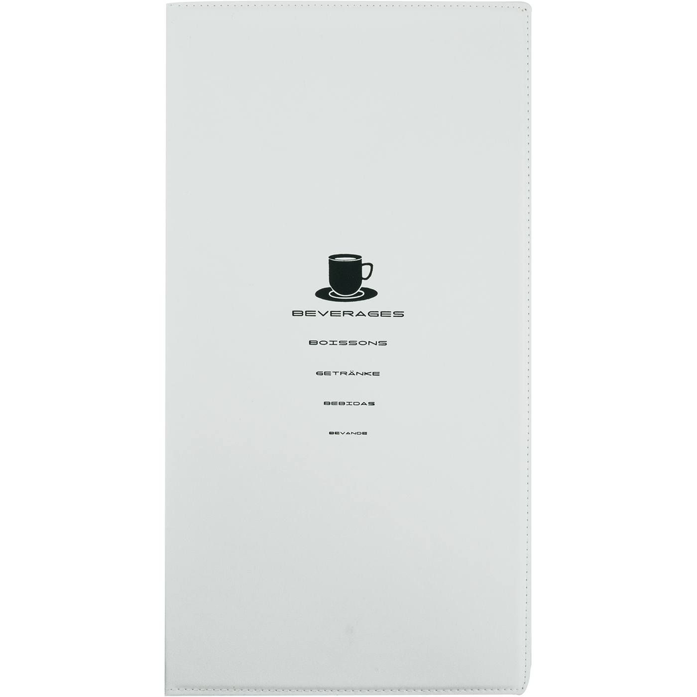 Θήκη κρασιού SECURIT WHITE L, 8 σελίδες Α4, άσπρη - floating thumbnail