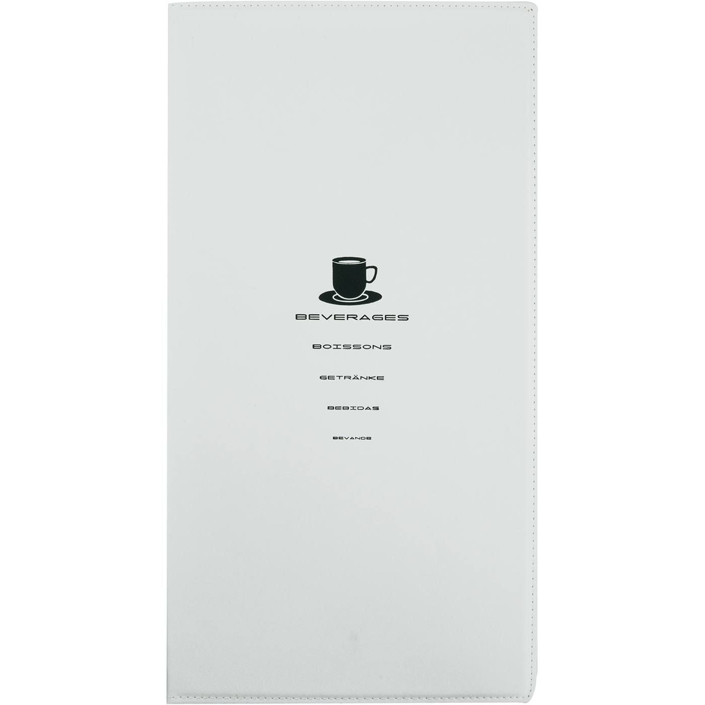 Θήκη κρασιού SECURIT WHITE L, 8 σελίδες Α4, άσπρη - floating thumbnail