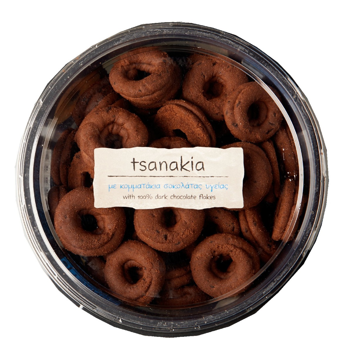 Κουλούρια TSANOS τσανάκια με σοκολάτα υγείας (300g) - floating thumbnail