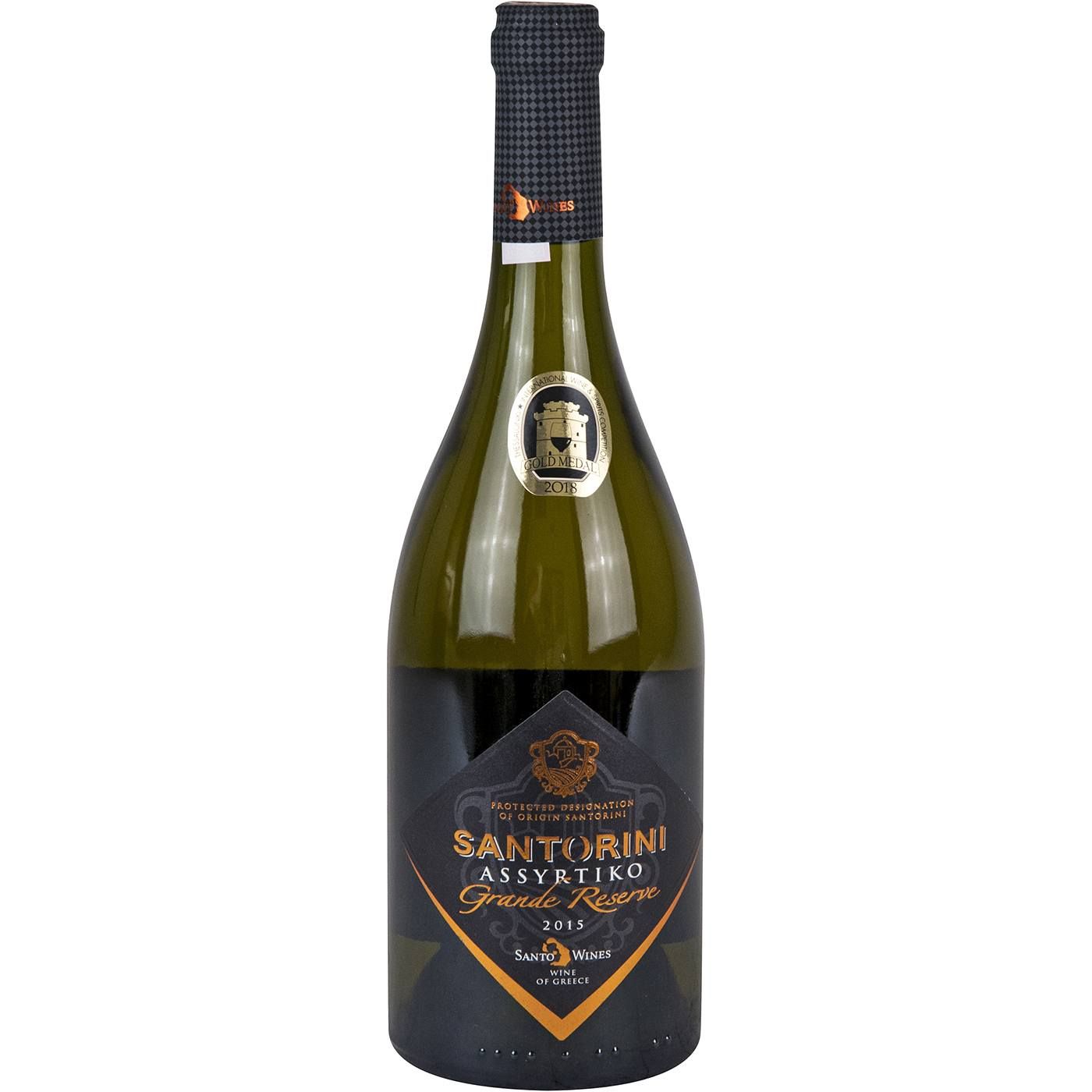 SANTO WINES οίνος λευκός σαντορίνη Grande Reserve ξηρός 750ml - floating thumbnail