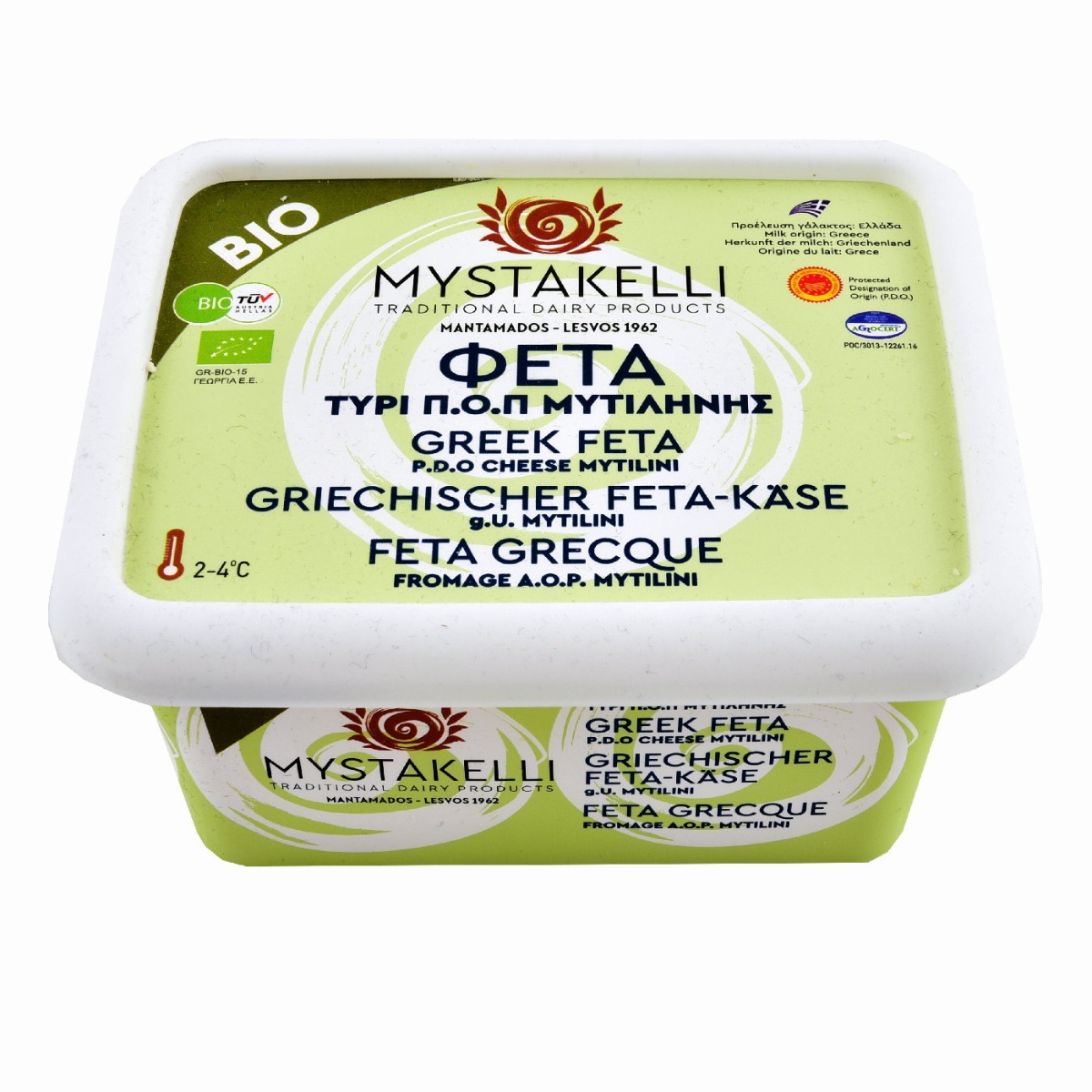 Φέτα ΜΥΣΤΑΚΕΛΛΗ βιολογική (400g) - floating thumbnail