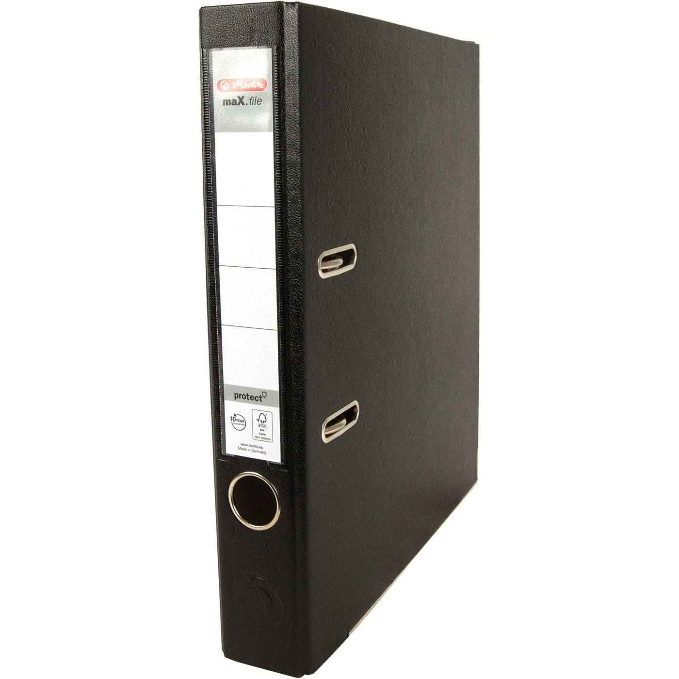 HERLITZ κλασέρ Max File Α4 μαύρο 5cm - floating thumbnail