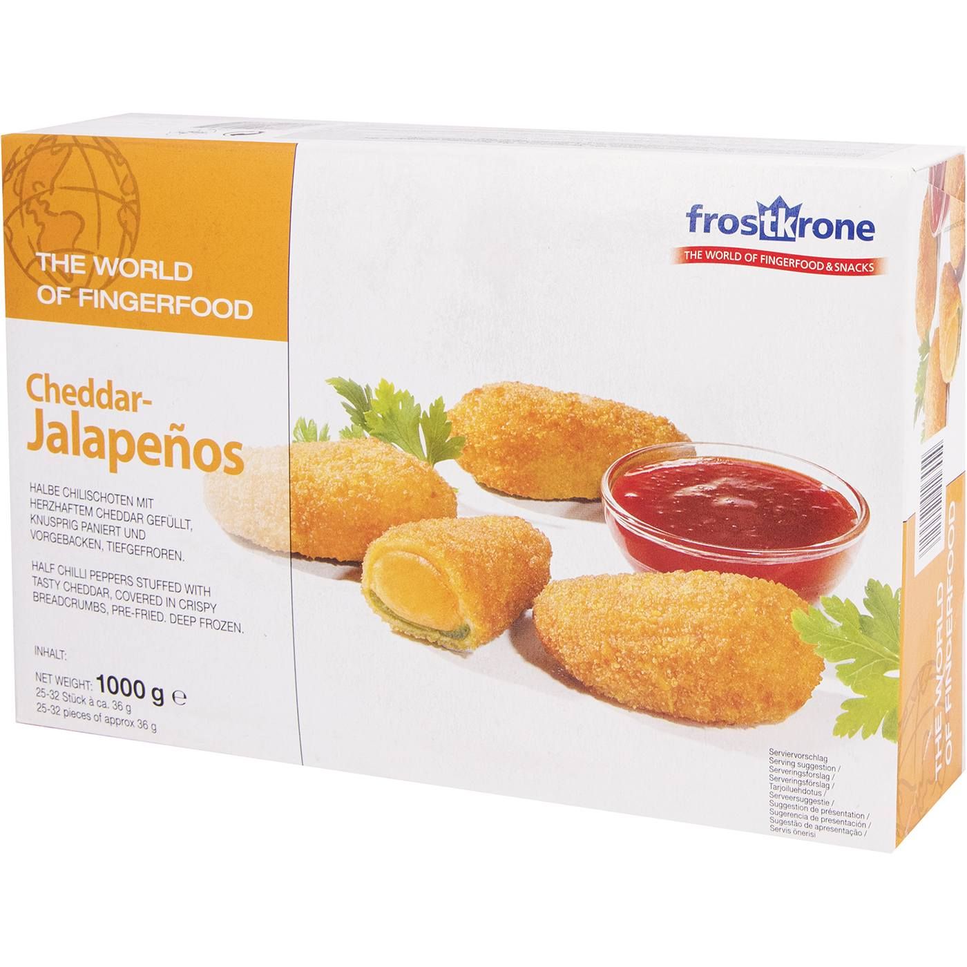 Jalapenos chili cheddar κατεψυγμένες (1kg) - floating thumbnail