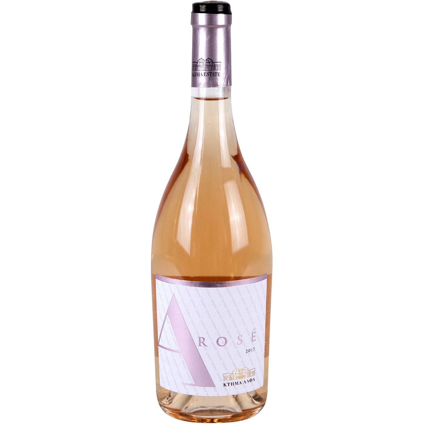 ΚΤΗΜΑ ΑΛΦΑ οίνος ροζέ Rose ξηρός 750ml - floating thumbnail