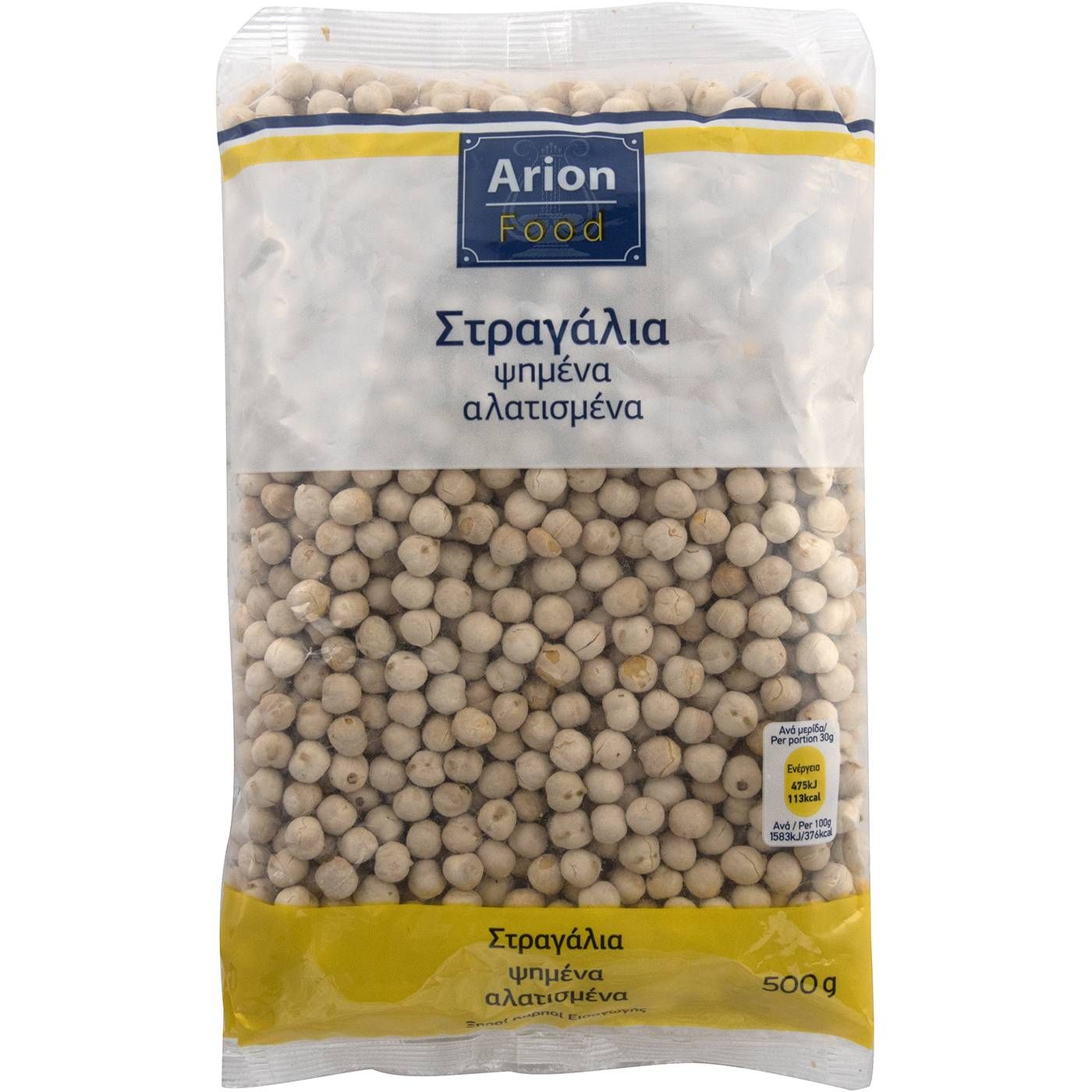 Στραγάλια ARION FOOD ψημένα, αλατισμένα (500g) - floating thumbnail