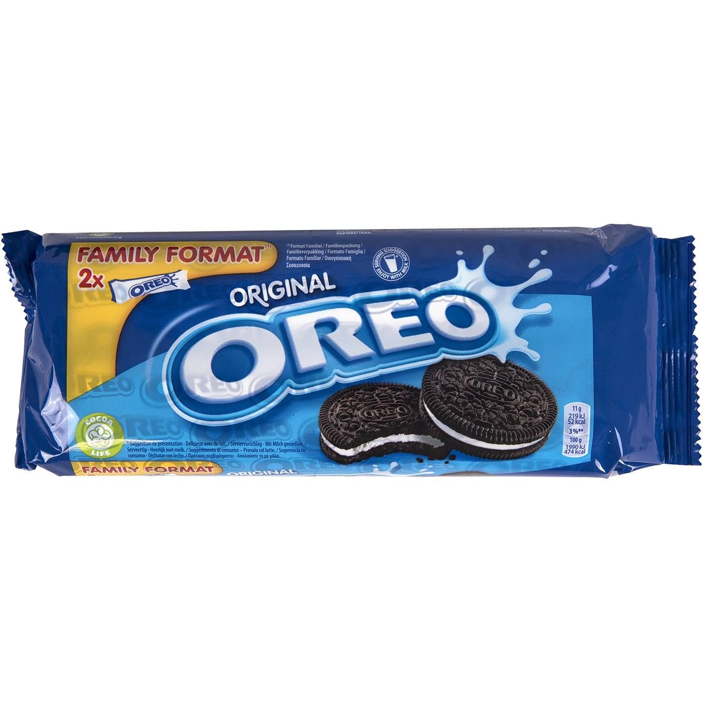Μπισκότα OREO με βανίλια (2x154g) - floating thumbnail