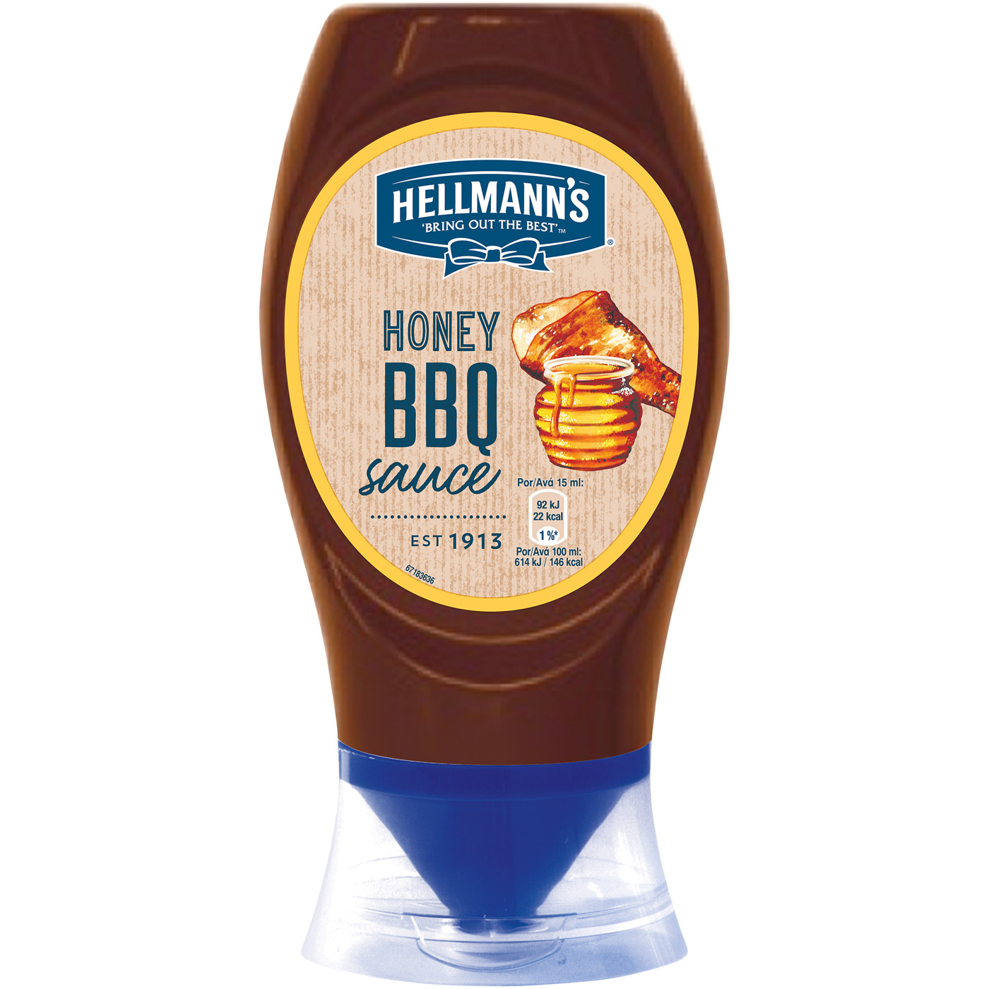 Σάλτσα HELLMANN'S BBQ με μέλι (250ml) - floating thumbnail