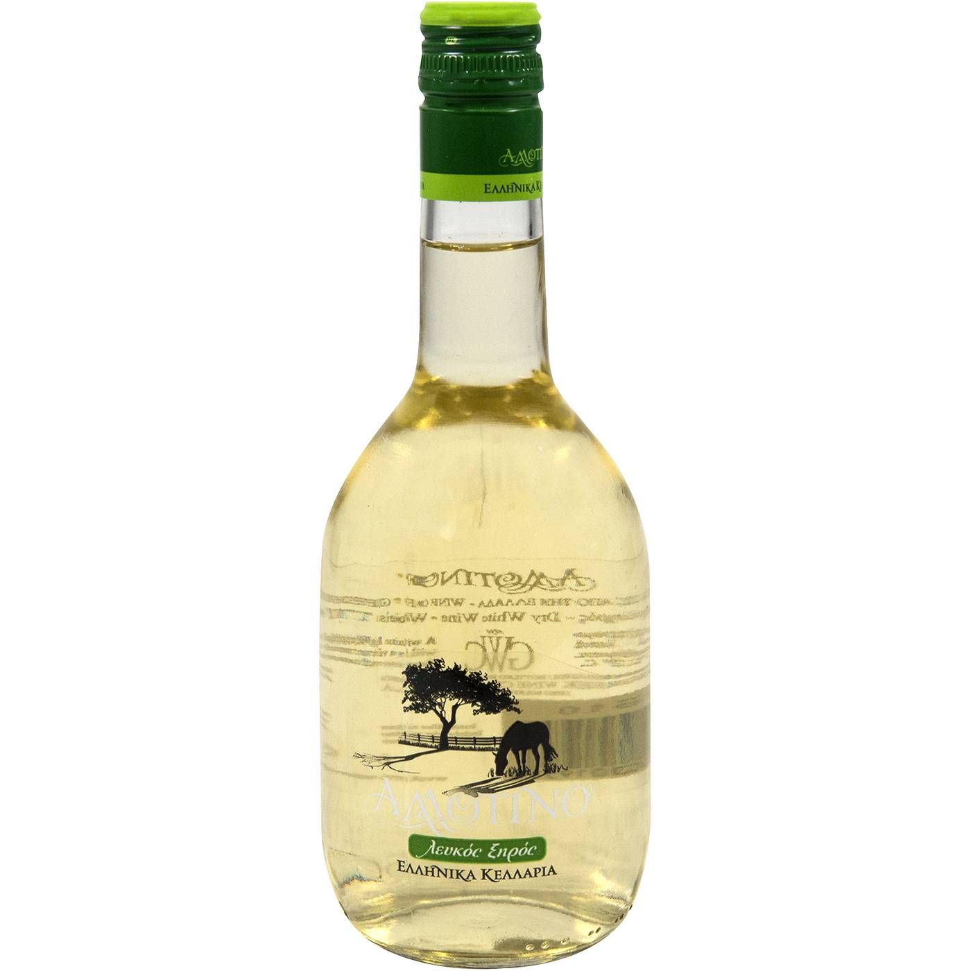 Οίνος λευκός ΑΛΛΟΤΙΝΟ ΕΛΛΗΝΙΚΑ ΚΕΛΛΑΡΙΑ ΟΙΝΩΝ ξηρός (500ml) - floating thumbnail