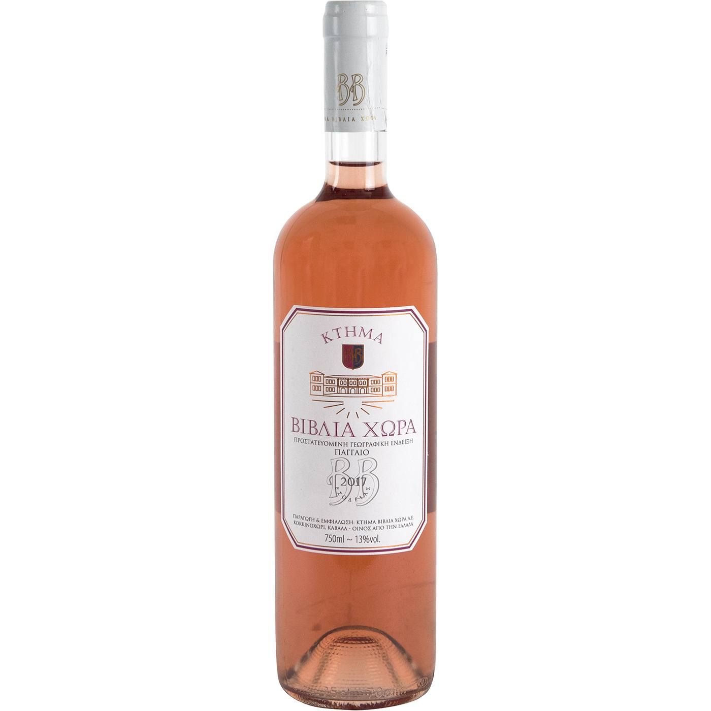 ΚΤΗΜΑ ΒΙΒΛΙΑ ΧΩΡΑ Οίνος ροζέ ξηρός 750ml - floating thumbnail