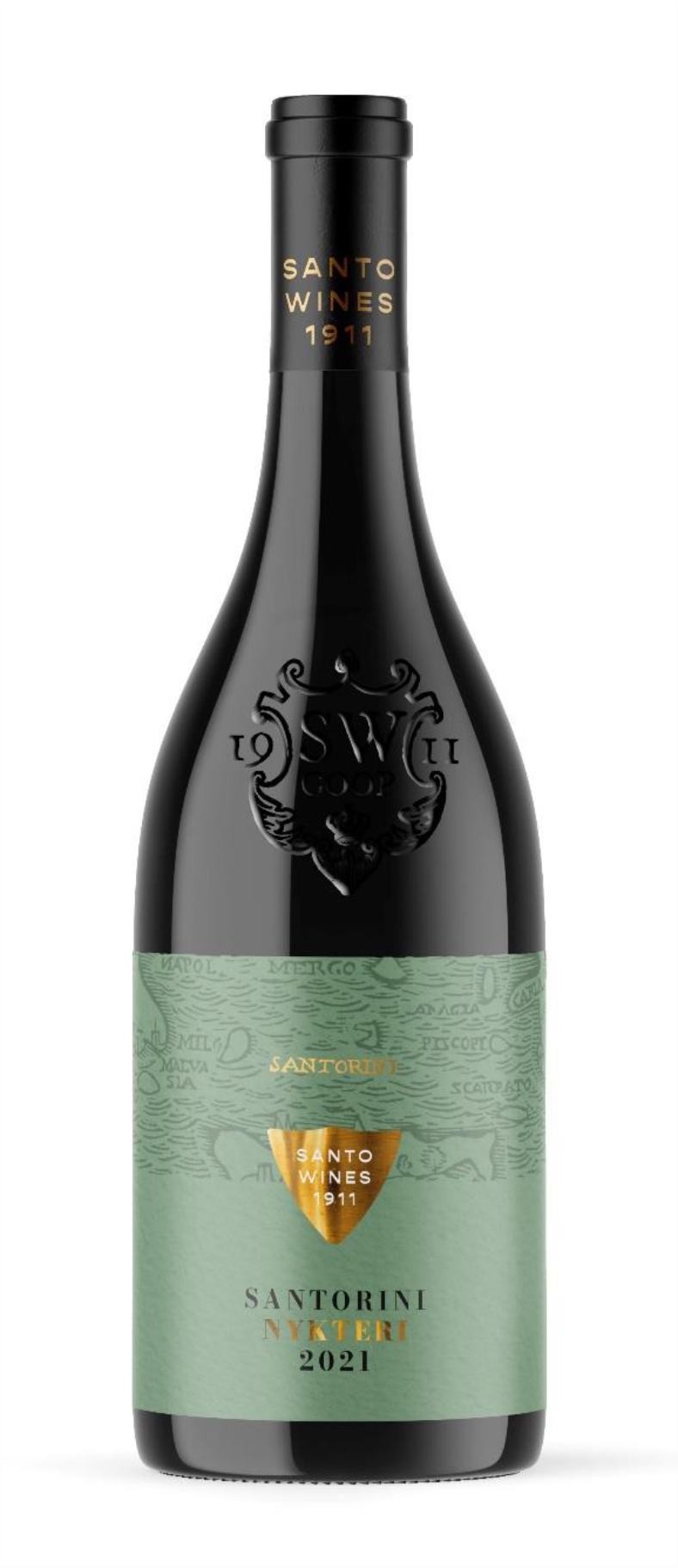 SANTO WINES oίνος λευκός σαντορίνη νυχτέρι ξηρός 750ml - floating thumbnail