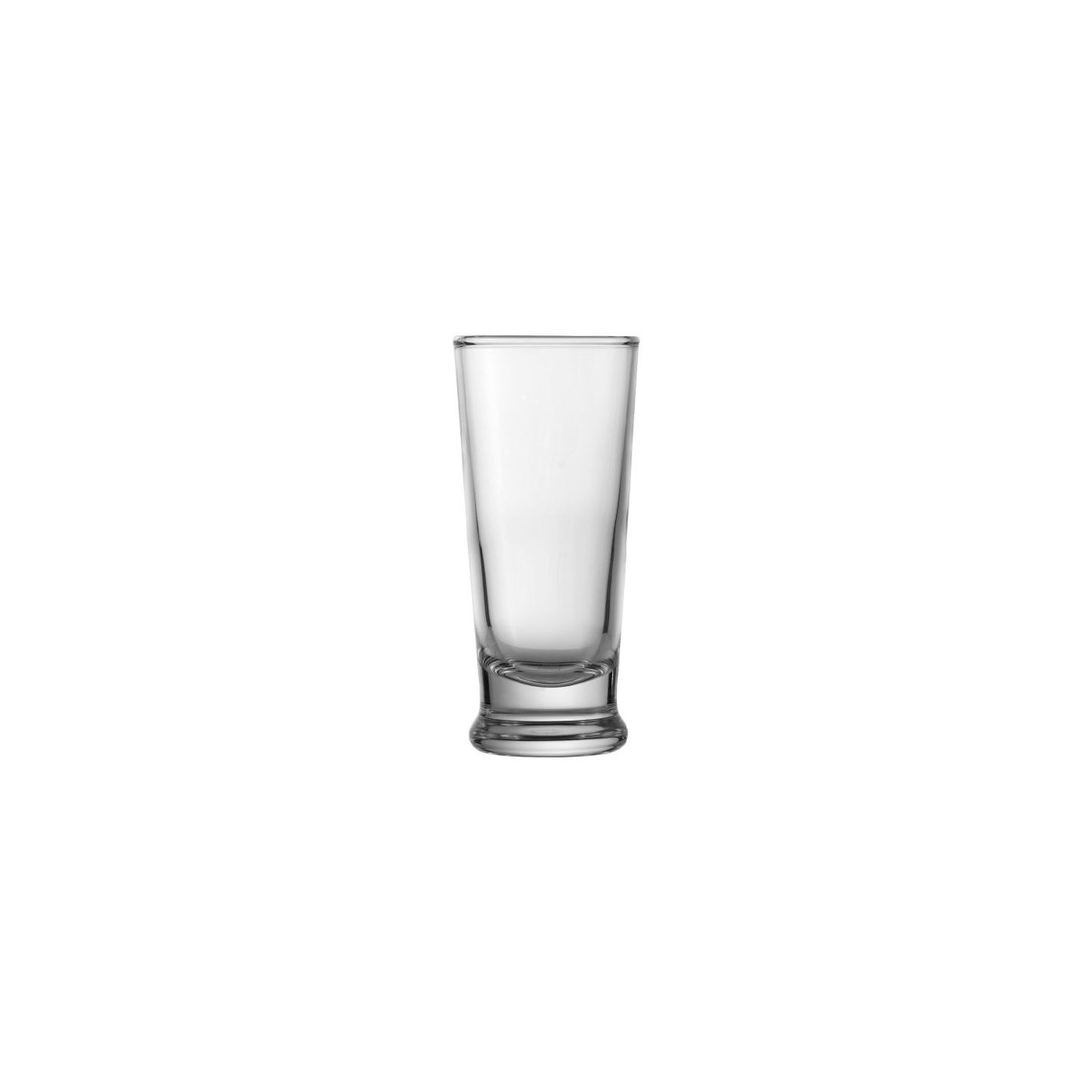 UNIGLASS ποτήρι ούζου λευκό κωνικό 6x9cl - floating thumbnail