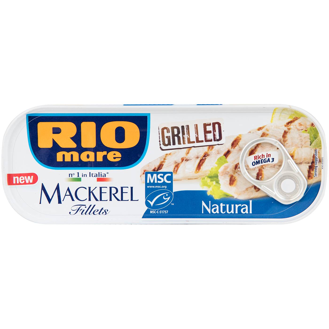 Κονσέρβα RIO MARE φιλέτο σκουμπρί grilled σε νερό (120g) - floating thumbnail