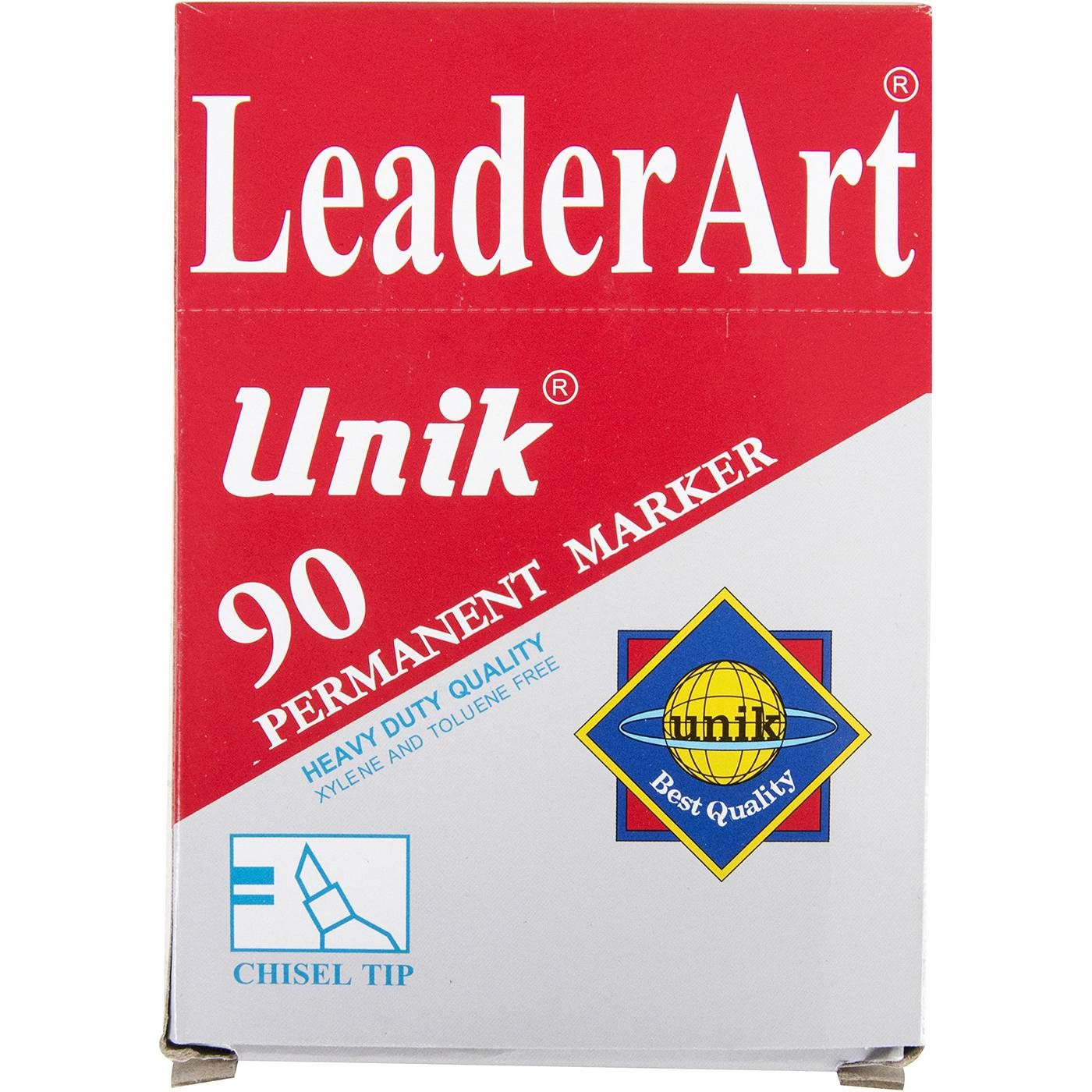 Μαρκαδόροι ανεξίτηλοι με μύτη με 4 γωνίες μπλε 12τεμ. - floating thumbnail