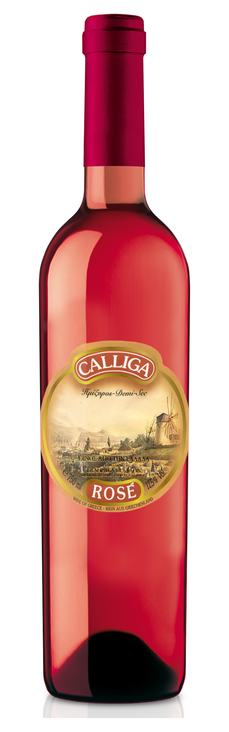 Οίνος ροζέ Galliga Rose ΕΛΛΗΝΙΚΑ ΚΕΛΛΑΡΙΑ ΟΙΝΩΝ ημίξηρος (750ml) - floating thumbnail