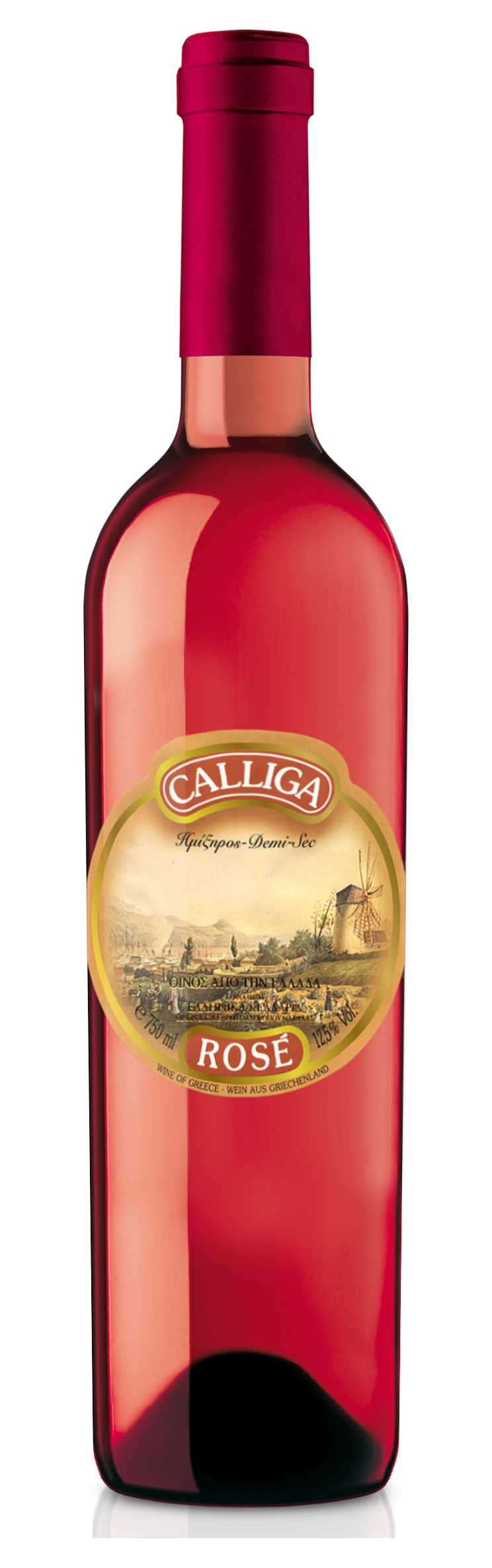 Οίνος ροζέ Galliga Rose ΕΛΛΗΝΙΚΑ ΚΕΛΛΑΡΙΑ ΟΙΝΩΝ ημίξηρος (750ml) - floating thumbnail