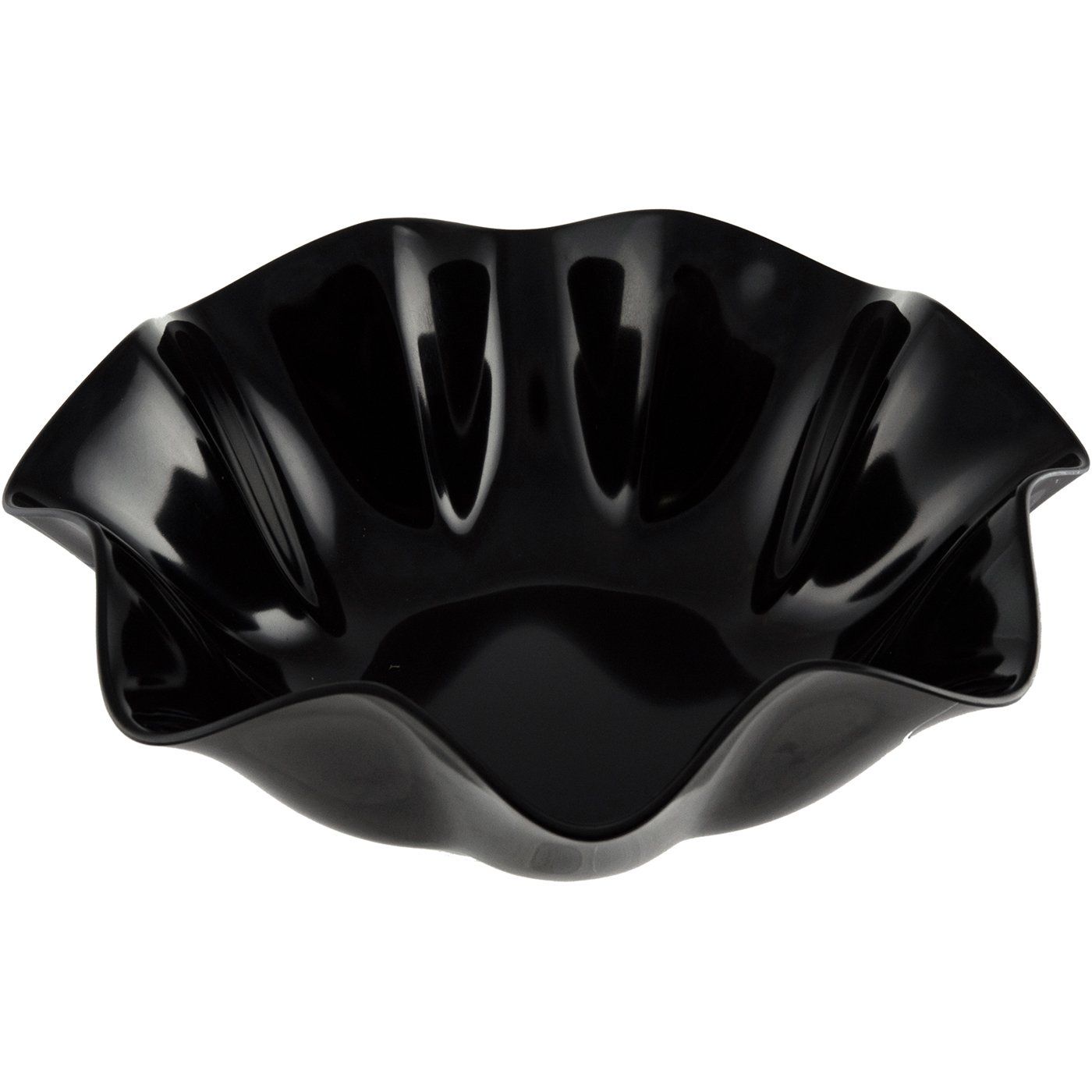 Σαλατιέρα μελαμίνης μαύρη 35x13cm - floating thumbnail