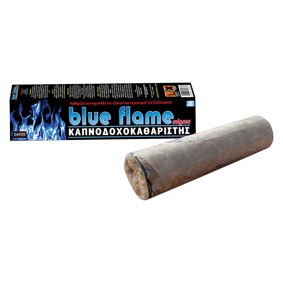 Καυσόξυλο blue flame καθαρισμού καμινάδας - floating thumbnail