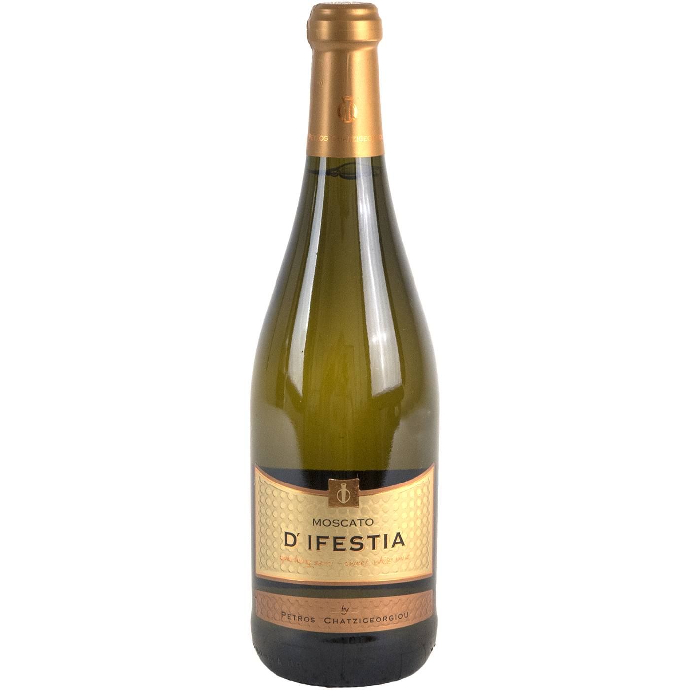 ΚΤΗΜΑ ΧΑΤΖΗΓΕΩΡΓΙΟΥ oίνος λευκός Moscato d' Ifestia ημίγλυκος ημιαφρώδης 750ml - floating thumbnail