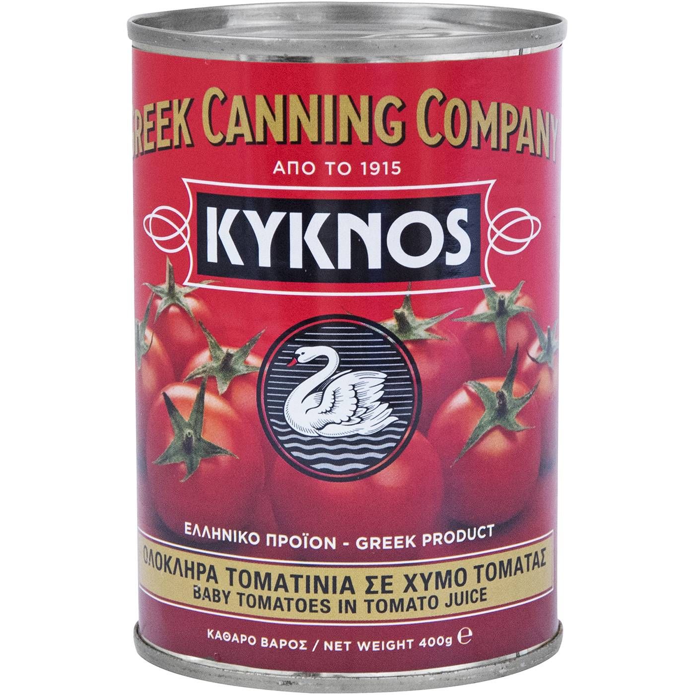 Τοματίνια ΚΥΚΝΟΣ ολόκληρα σε χυμό τομάτας σε κονσέρβα (400g) - floating thumbnail