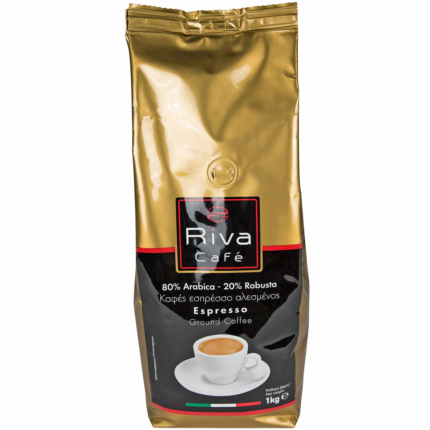 Καφές RIVA CAFÉ espresso gold αλεσμένος (1kg) - floating thumbnail