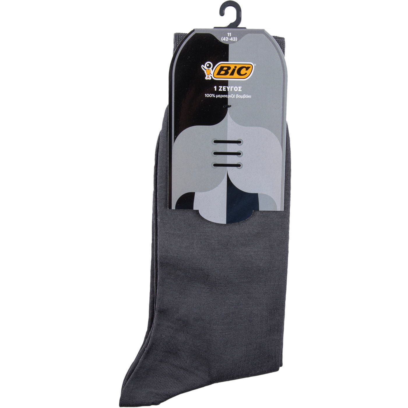 Κάλτσες BIC San Remo ανδρικές γκρι No.11 - floating thumbnail