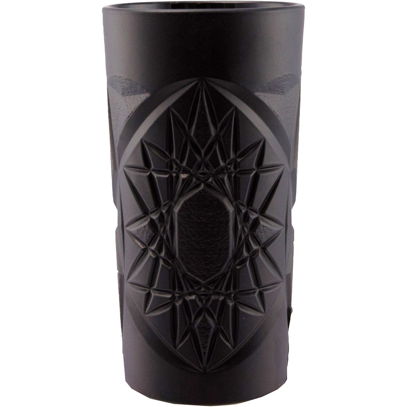 Ποτήρι UNIGLASS Funky μαύρο ματ 45cl Φ8,3x15,6cm (12τεμ.) - floating thumbnail