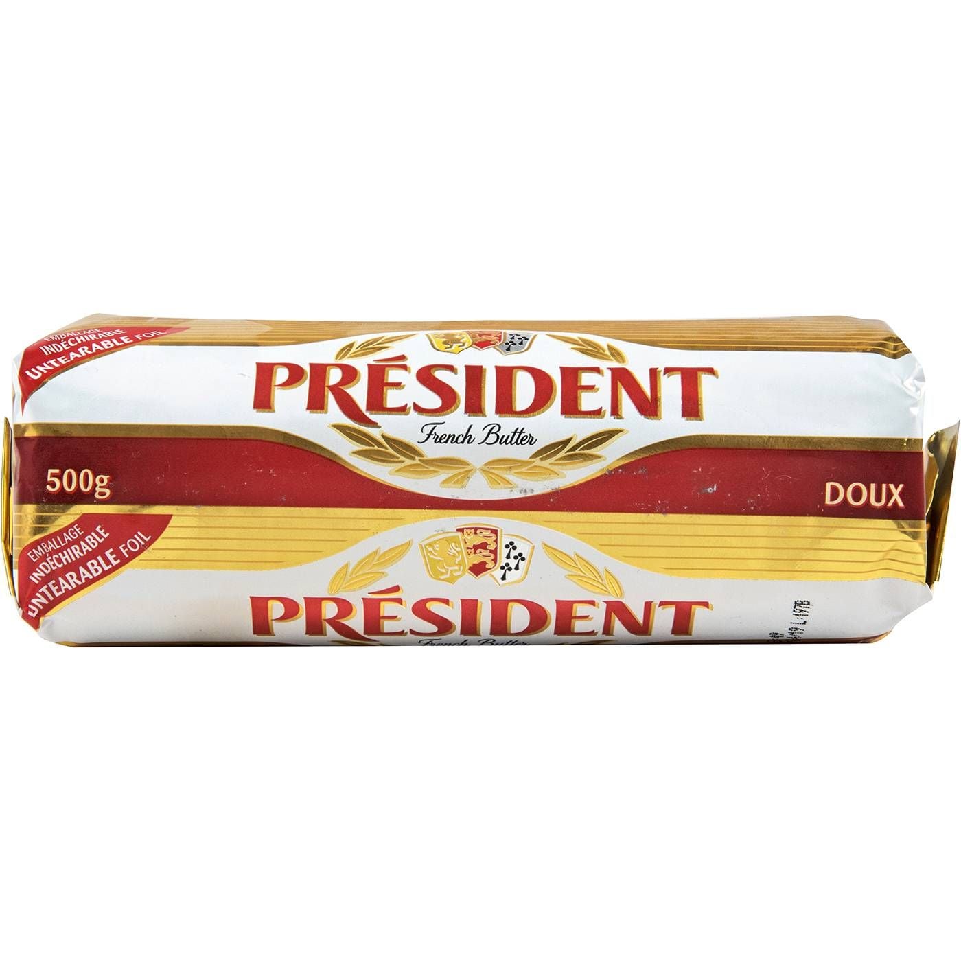 Βούτυρο PRESIDENT σε αλουμινόφυλλο (500g) - floating thumbnail
