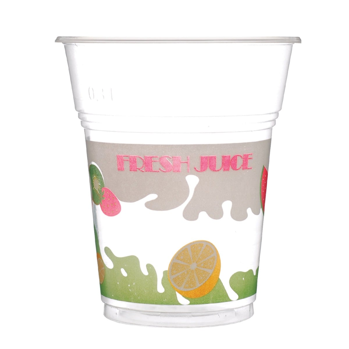 Ποτήρια πλαστικά PP με σχέδιο juice 300ml (50τεμ.) - floating thumbnail