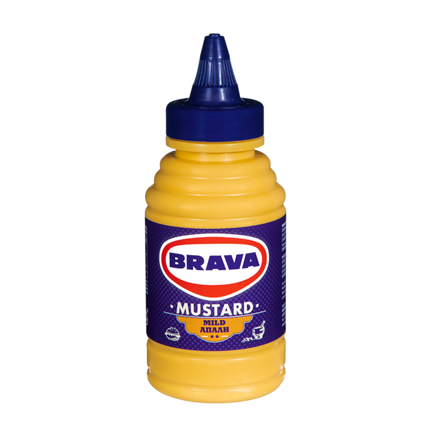 BRAVA μουστάρδα απαλή 430g - floating thumbnail