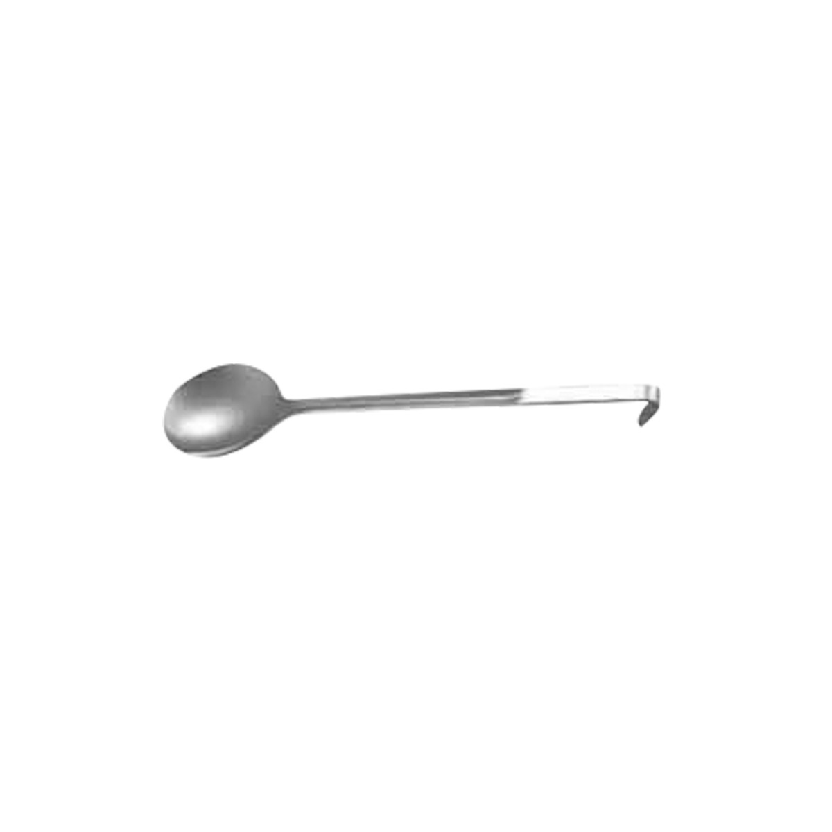 Σπάτουλα BBQ inox στρογγυλή επαγγελματική 3mm 42cm - floating thumbnail