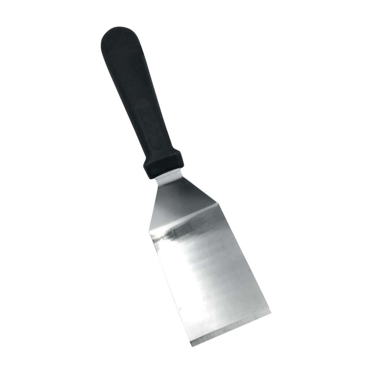 Σπάτουλα inox τετράγωνη με πλαστική λαβή 25x6cm - floating thumbnail