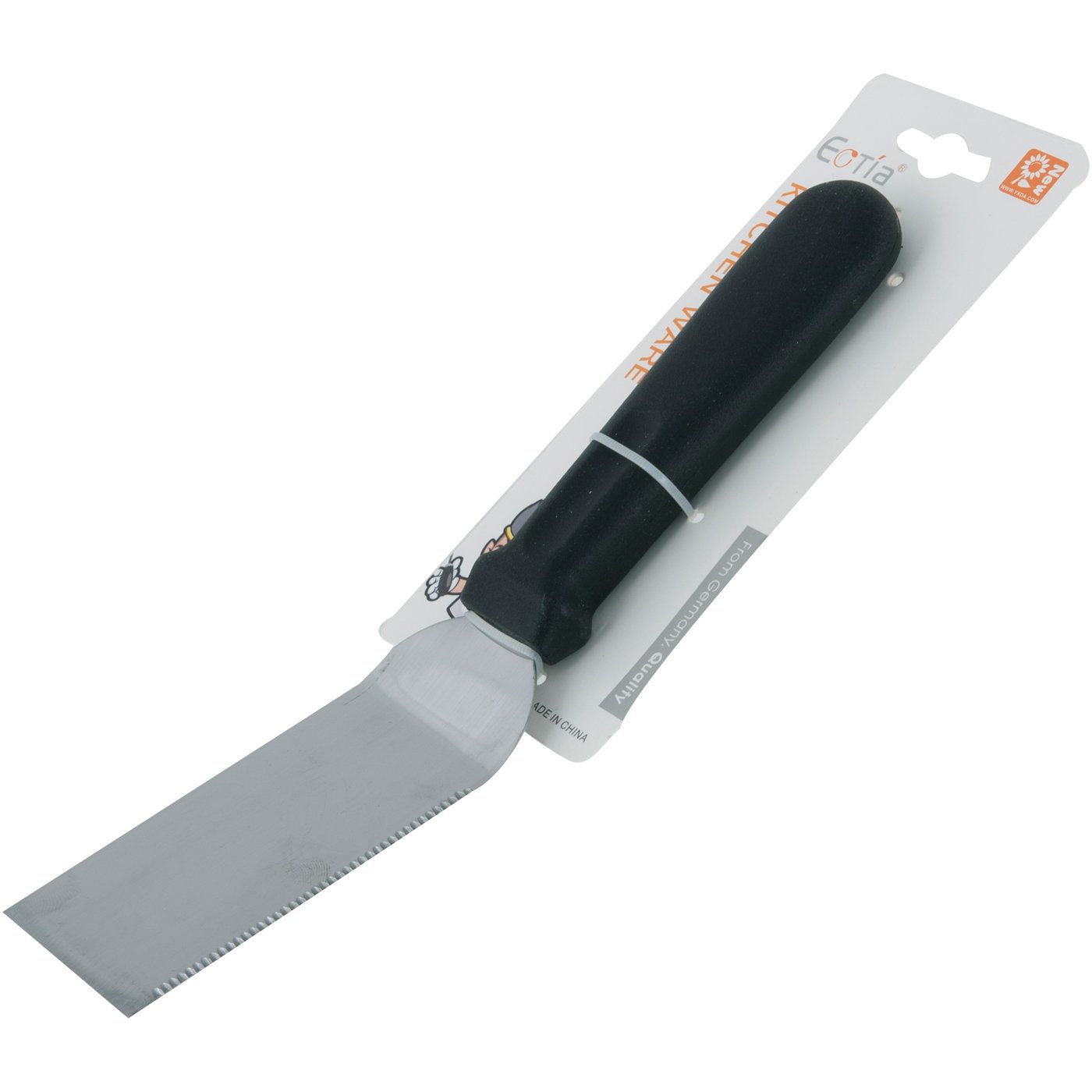 Σπάτουλα μαχαίρι inox με πλαστική λαβή - floating thumbnail