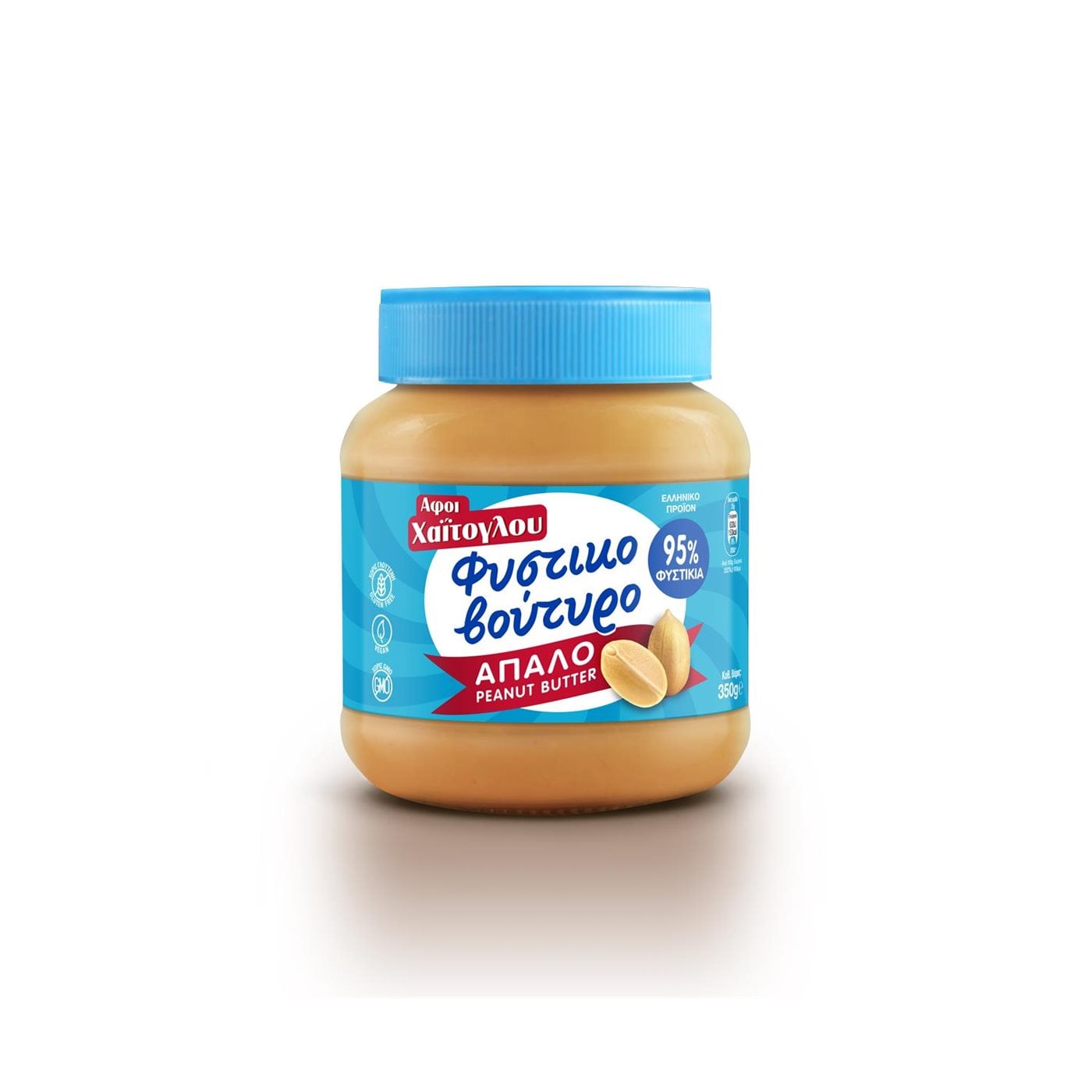 ΑΦΟΙ ΧΑΪΤΟΓΛΟΥ φυστικοβούτυρο απαλό 350g - floating thumbnail