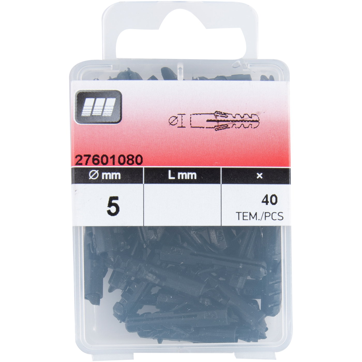 Βύσματα 5mm 40τεμ. - floating thumbnail