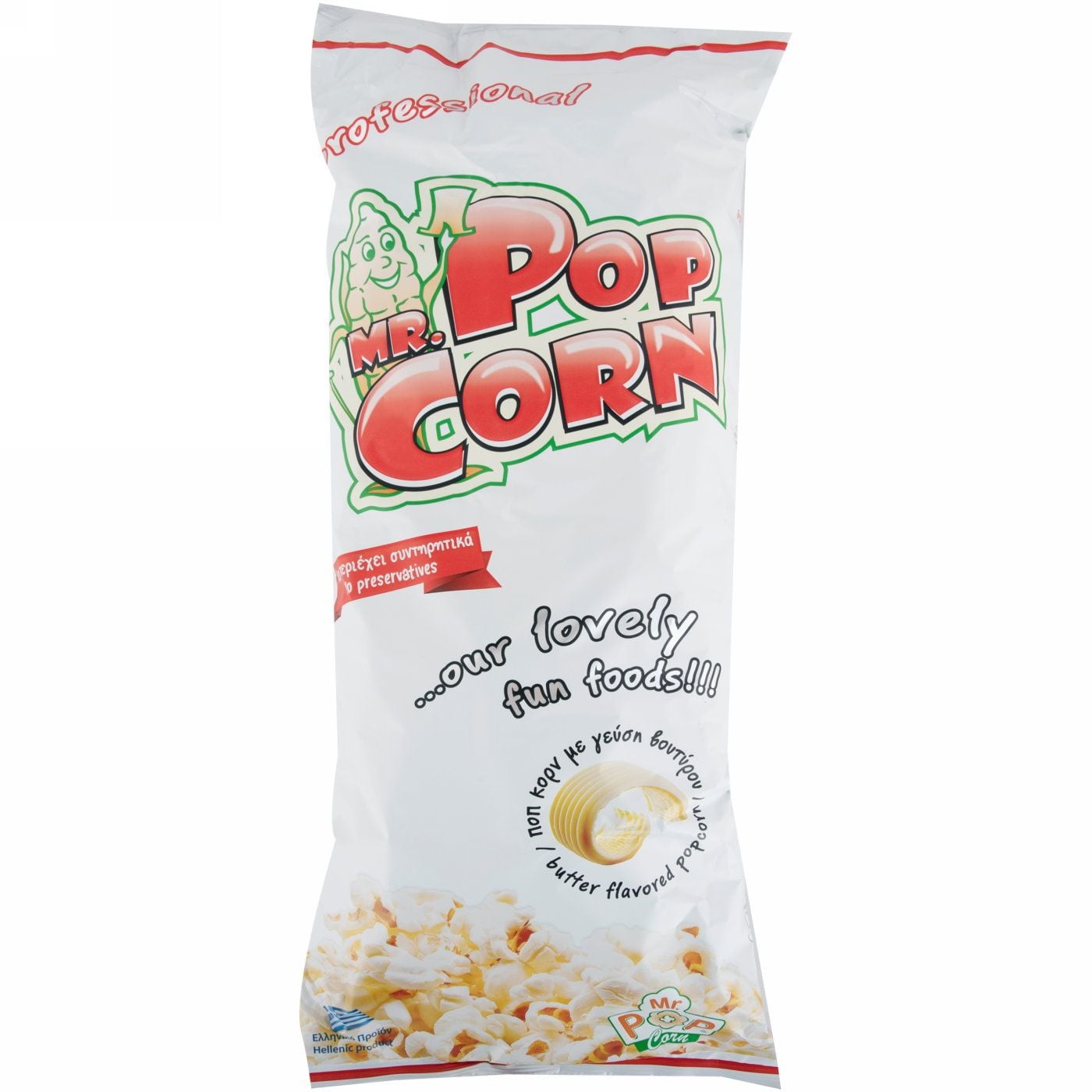 Ποπ κορν MR. POP CORN με γεύση βούτυρο (250g) - floating thumbnail