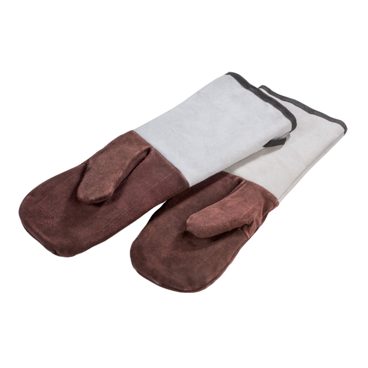 Γάντια φούρνου δέρμα έως 250°C 17x45cm (2τεμ.) - floating thumbnail