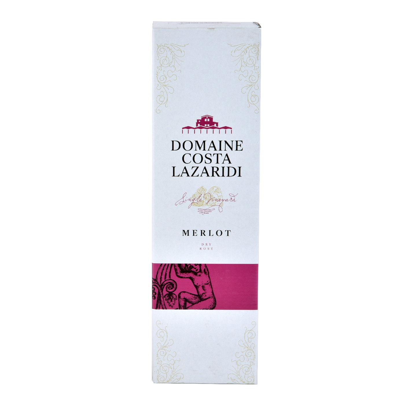 ΚΤΗΜΑ ΚΩΣΤΑ ΛΑΖΑΡΙΔΗ οίνος ροζέ Domaine Costa Lazaridi Merlot Rosé ξηρός 1.5l - floating thumbnail