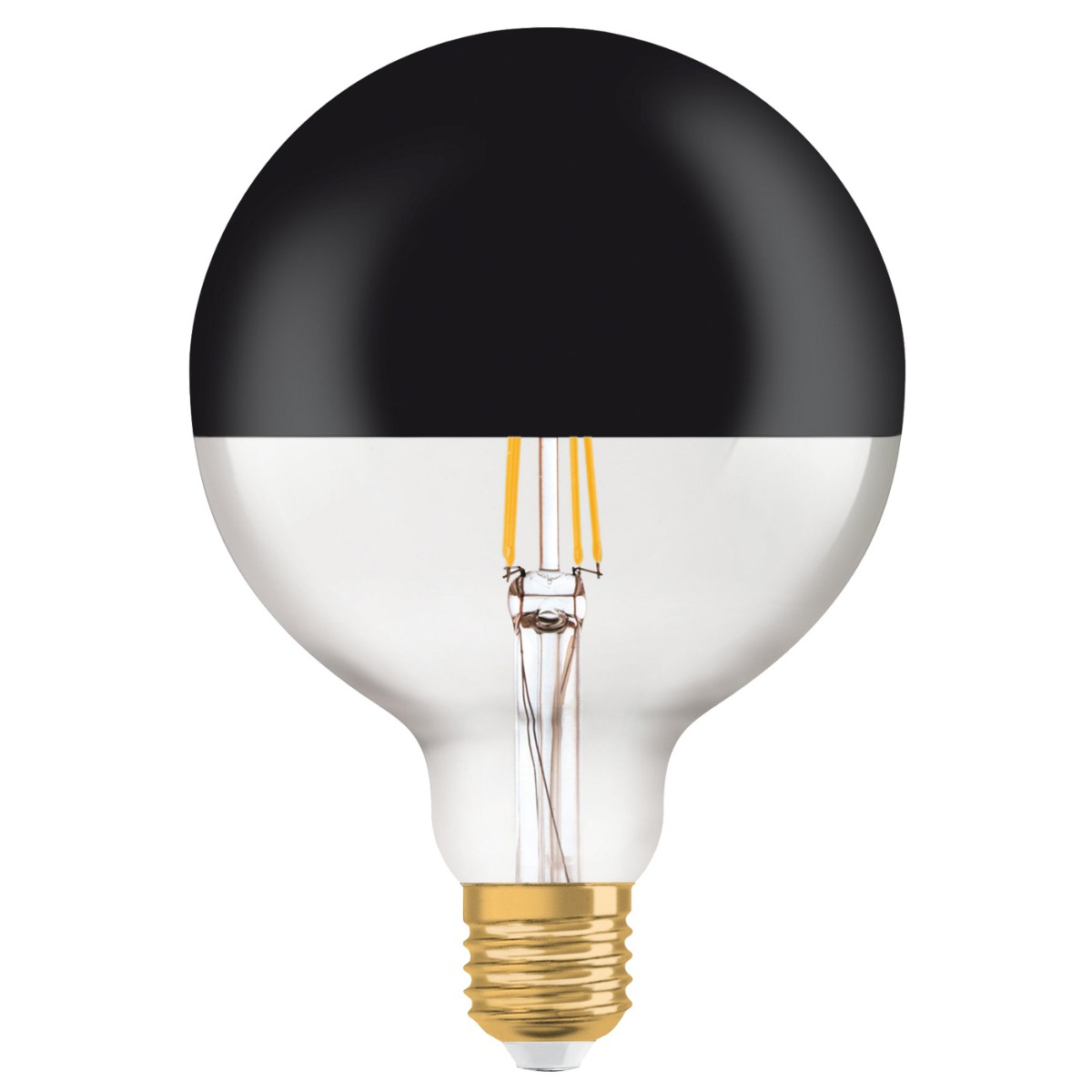Λάμπα OSRAM FILAMENT Mirror-black E27 5W θερμόλευκο - floating thumbnail