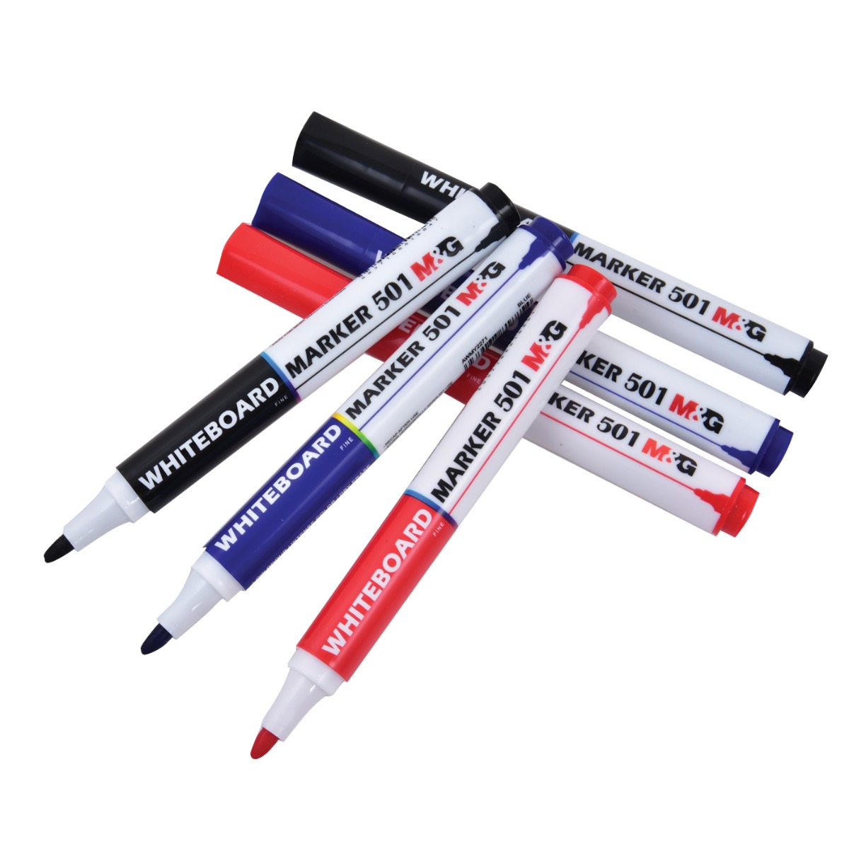 M&G μαρκαδόρος λευκοπίνακα κόκκινος 10τεμ. - floating thumbnail