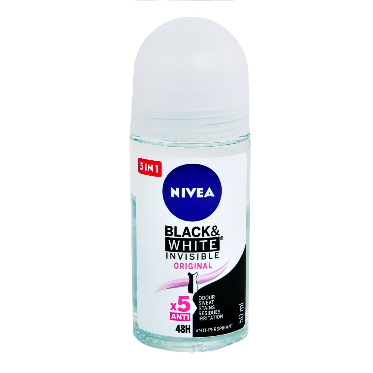 Αποσμητικό σώματος NIVEA for women black and white silky smooth roll-on (50ml) - floating thumbnail