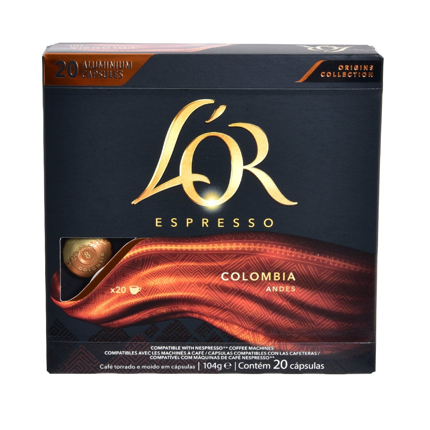 Καφές L'OR espresso colombia σε κάψουλες (10x104g) - floating thumbnail