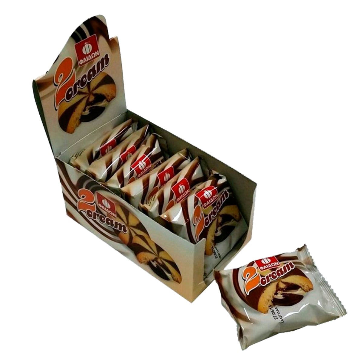 Μπισκότα ΦΑΙΔΩΝ 2Cream γεμιστά (80g) - floating thumbnail