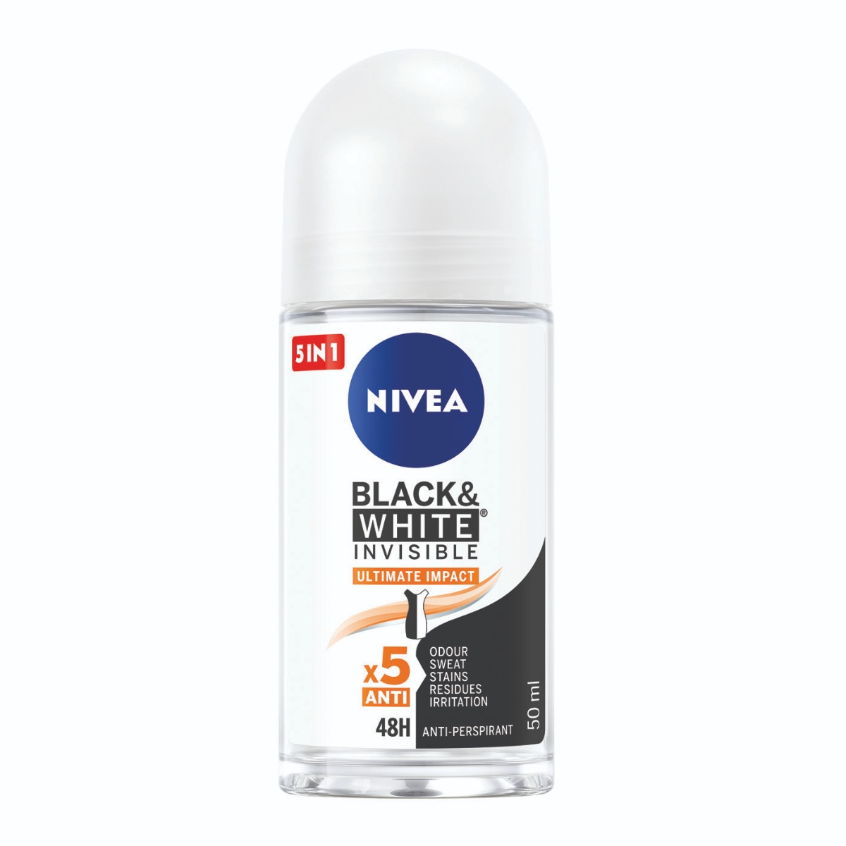 Αποσμητικό σώματος NIVEA for women black & white ultimate impact roll on (50ml) - floating thumbnail